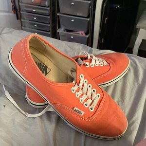 Peach/Pink Vans